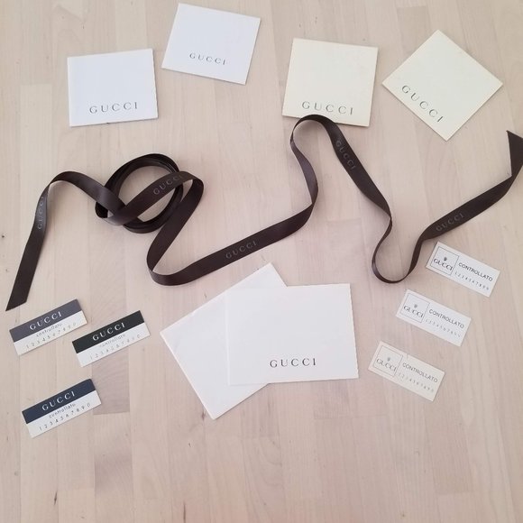 Gucci Ribbon and various Gucci Tags - Picture 2 of 6